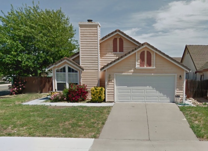 A foreclosed house in Sacramento California.
