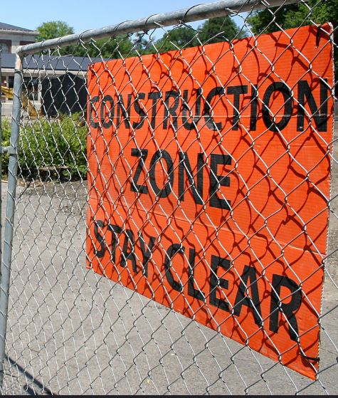 Construction zone sign for a contractor that you trust.