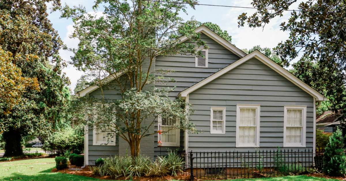 gray house